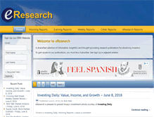 Tablet Screenshot of eresearch.ca
